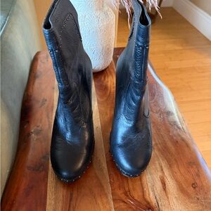 Harley Davidson black Leather Women's Boots